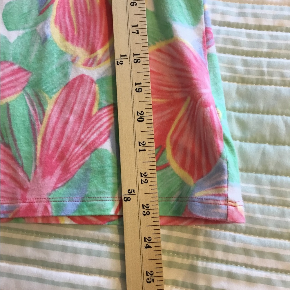 Talbots Multicolor Tee short sleeve size medium, petite. Stretchy. - Picture 6 of 7